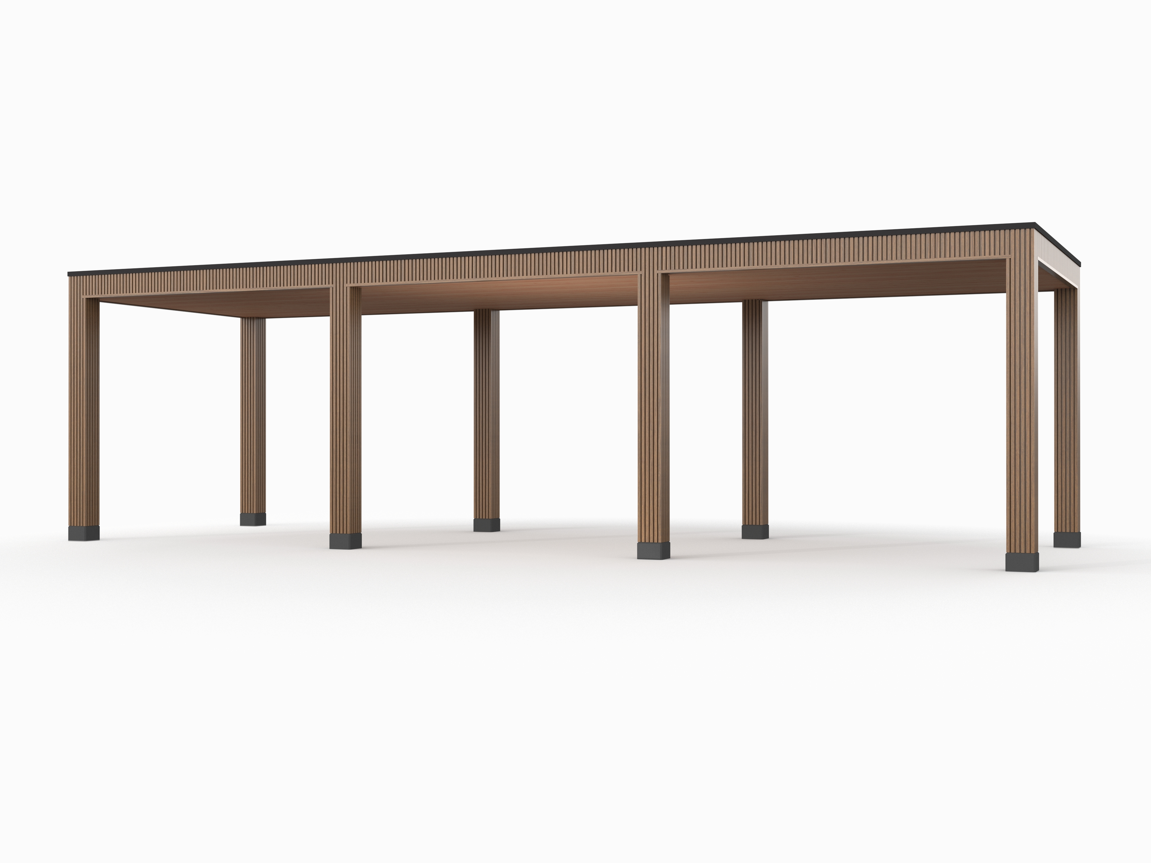 Douglas overkapping, 900 x 300, Westwood Rhombus Teak - Afbeelding 1